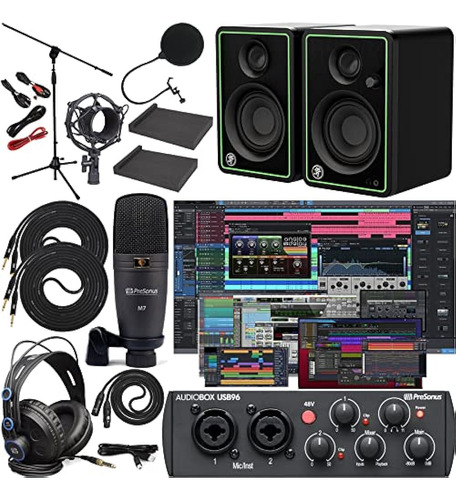 Interfaz De Audio Presonus Audiobox 96 Studio Con Creative S
