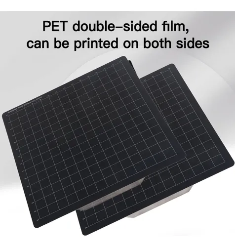 Placa De Impresora 3d Pei, Lámina De Acero Flexible De Doble