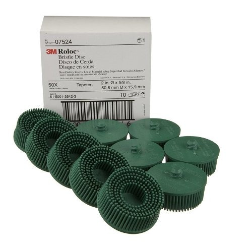 3m 07524 Roloc 2  X 5/8 Tapered Coarse Cerda Disc (pack De 1