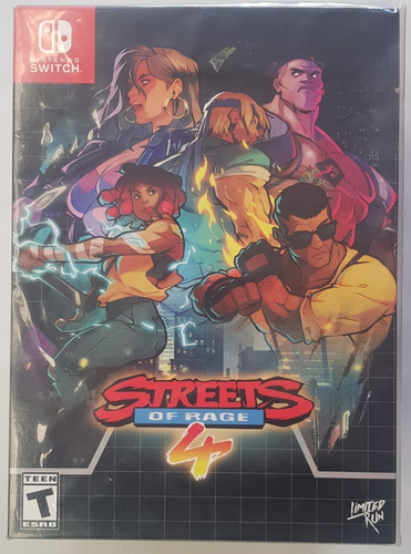 Juego Streets Of Rage 4 Limited Edition Switch Limited Run