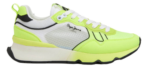 Tenis Pepe Jeans Mujer Brit Pro Neon W Amarillo - Talla 6