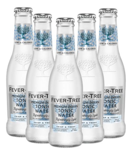 Água Tônica Fever Tree Indian Refreshingly Light 200ml 24 Un