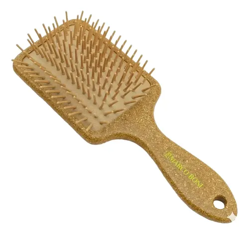 Escova Cabelo Marco Boni Coconut Fibra De Coco Desembarace Bege