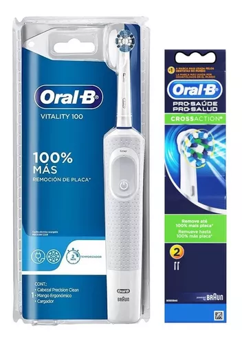 Cepillo Dental Electrico Oral-b + 2 Und De Repuesto Oral B
