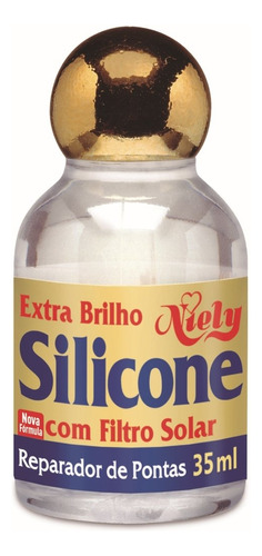 Reparador De Pontas Niely Gold Silicone Extra Brilho 35ml Em