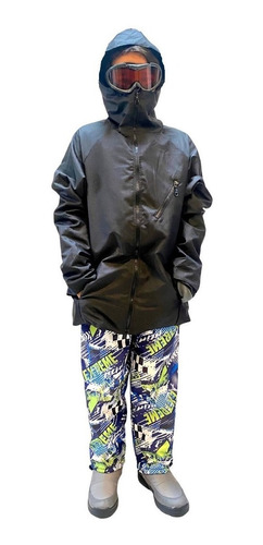 Pantalon Termico Impermeable Niños Camuflado Nieve Jeans710