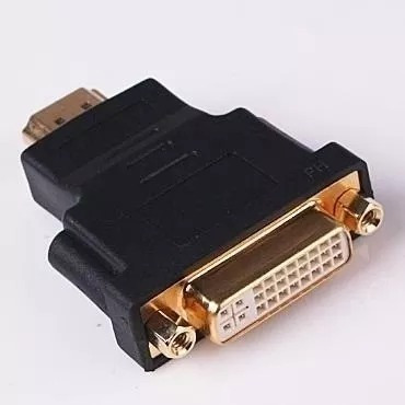 Adaptador De Vídeo Dvi-i Dual Link Fêmea 24+5 P/ Hdmi Macho