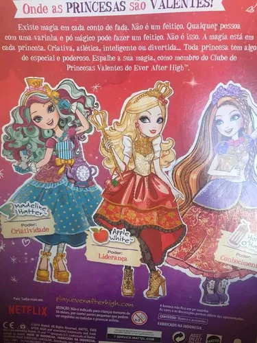 Boneca Ever After High - Princesas Valentes - Apple White Mattel