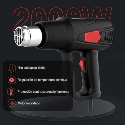 Pistola De Calor, Pistola De Aire Caliente 2000w
