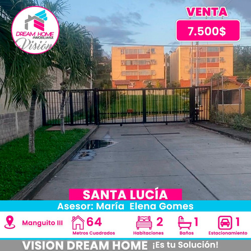 En Venta Apartamento En Urbanización El Manguito Iii Vía Carretera La Raíza Santa Lucía 