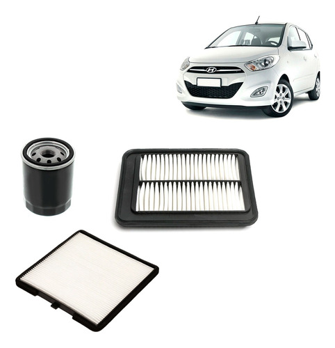 Filtros Aire Aceite Polen Hyundai I10 1.1 2008-2014