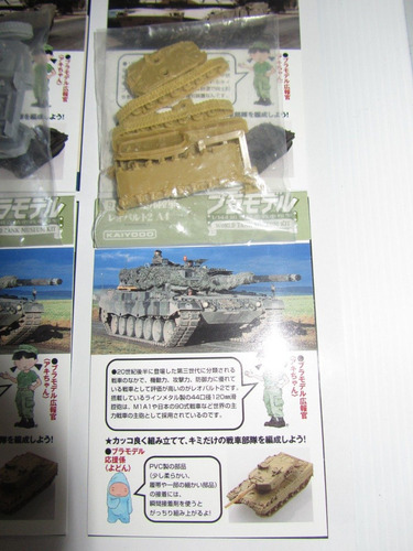 Tank Tanque Modelo A Escala Para Armar 1/144 Leopard Colores