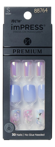 Uñas Impress Premium - Ice Crystals