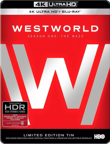 Westworld Temporada 1 Uno El Laberinto Serie 4k Hd + Blu-ray