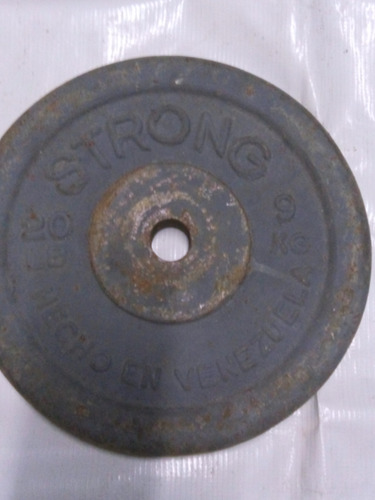 Disco De 9 Kilogramos Para Levantamiento De Pesas (Usado)