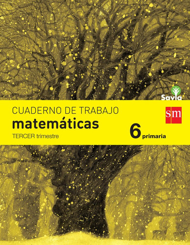 Cuaderno Matematicas 3 6ºep Savia 15 Smmat16ep - Aa.vv