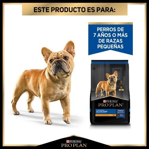 Pro Plan Active Mind Mordida Pequeña 7.5 Kg Perros +7 Años