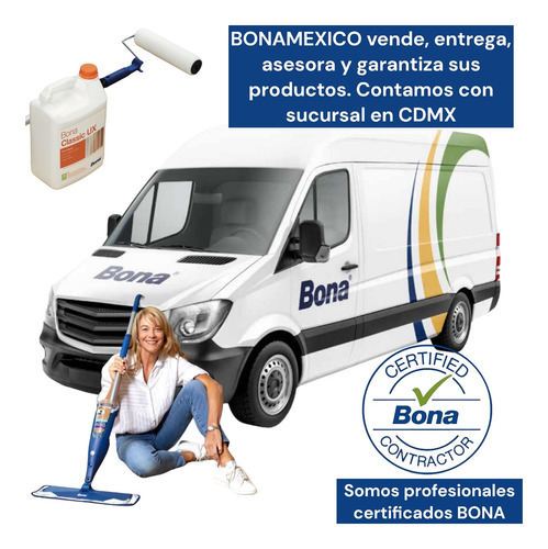 Rodillo Bona Profesional De 25cm X 11 Mm De Microfibra 2 Pz