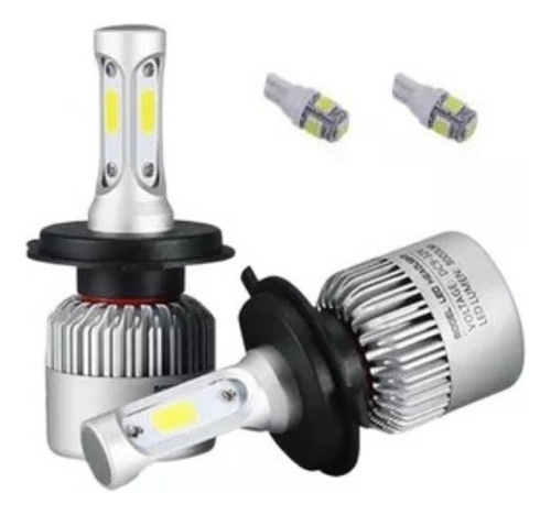 2 X Bombillos Led Luz Moto O Carro 16.000 Lm H4-s2 Hi / Low