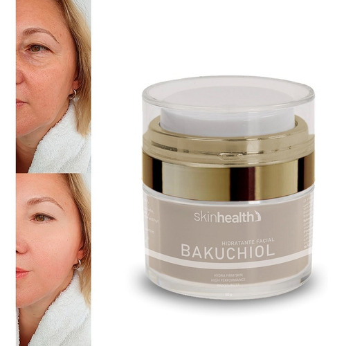 Hidratante Facial Bakuchiol Melhor Que Retinol Skinhealth Momento de aplicação Dia/Noite Tipo de pele Todo tipo de pele