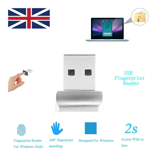 Imagen 8 de 11 de Lector De Huellas Digitales Usb De Seguridad, Iniciar Sesión