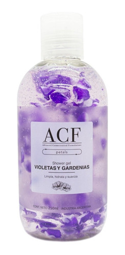 Acf Petals Shower Gel Ducha Hidratante Vegano Violetas 250ml