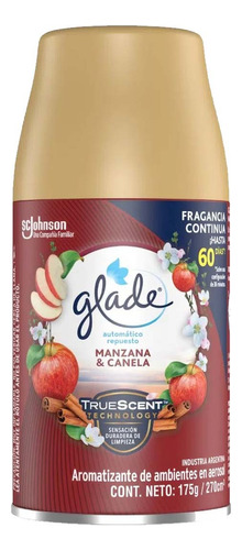 Glade Automatico Manzana Canela Repuesto 175g