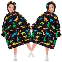 Comprar Pack 2 Poleron Peludo De Niña Poleron Con Capucha Niño Polerones Poleron Gigante Poleron Sherpa Frio Invierno Pijama Polar Manta Sherpa Poleron Niños