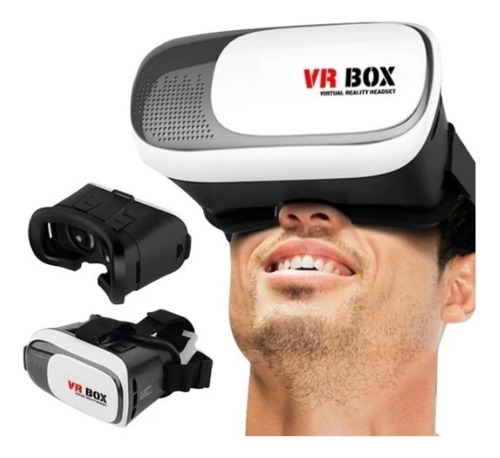 Lentes Realidad Virtual Cardboard 3d Vr Box Con Control Bt