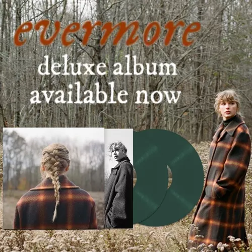 TAYLOR SWIFT – EVERMORE VINILO GREEN 2LP – Musicland Chile