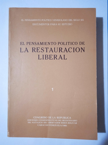 Libros Colección Pensamiento Político Venezolano Siglo Xx 