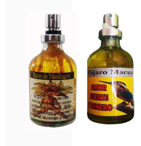 Zumo De Mandrágora Aceite + Perfume Pájaro Macuá