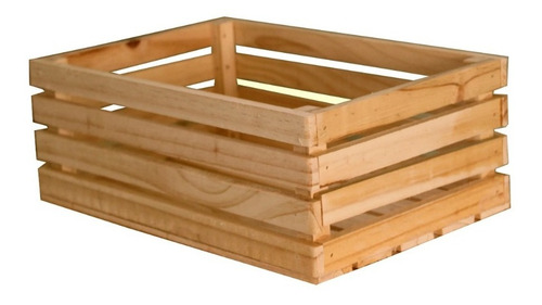 Imagen 4 de 6 de Caja De Madera Decorativa Organizadora - Estilo Canasto