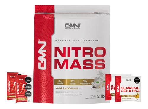 Proteína Sin Colorantes 2 Lb Nitro Mass - g a $105