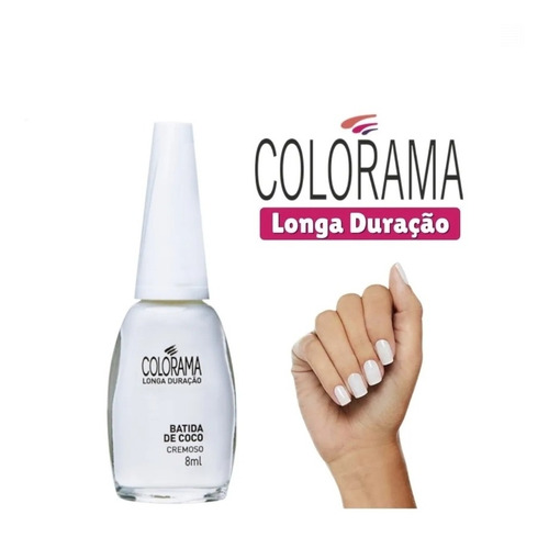 Imagem 7 de 7 de Kit 5 Esmaltes Tons De Branco Francesinha Colorama Envio Já