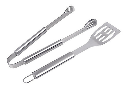 Imagen 8 de 10 de Kit Utensilios De Acero Asador Bbq 18pz. Mrbeef Estuche Pro