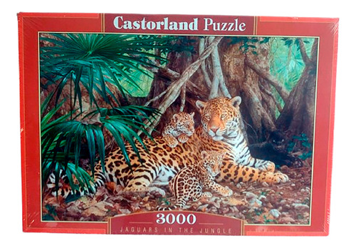 Rompecabezas Jaguares En La Jungla 3,000 Pzas Castorland