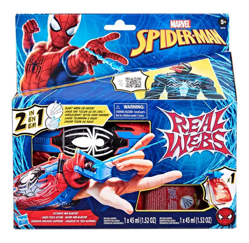 Hasbro Spiderman New Web Blaster Innov Real Webs