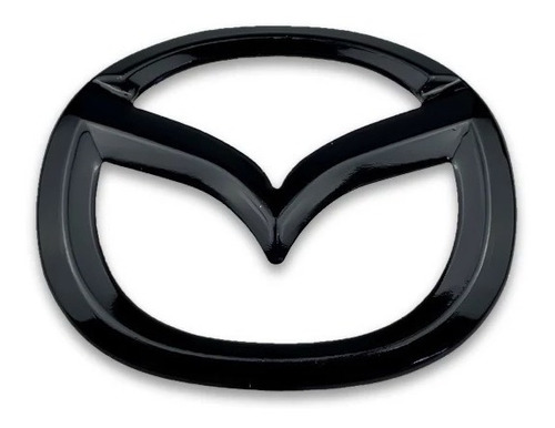 Emblema Negro Volante Mazda 2 2014 - 2023 Sedan / Hatchback