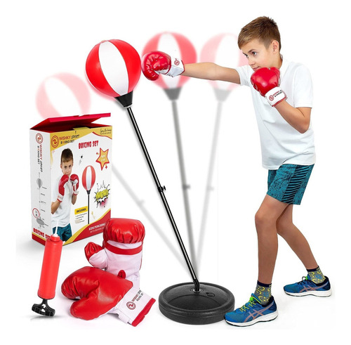 Wishky Sport - Bolsa De Boxeo Para Niños, Incluye Guantes .