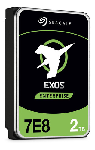 Disco Duro Servidor Seagate Exos 7e8 2tb 7200 Rpm 3.5 PuLG Color Plateado