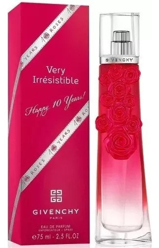 Givenchy Very Irresistible Happy 10 Anos Edp 75ml - Raríssimo