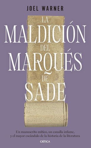 La Maldicion Del Marques De Sade - Joel Warner