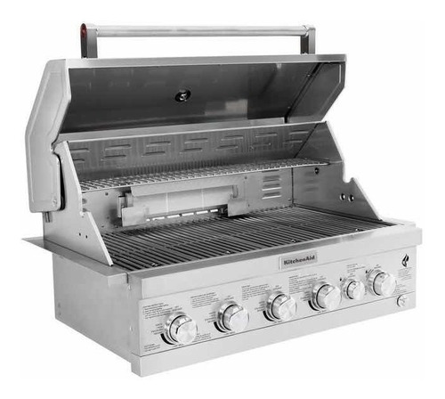 Imagen 2 de 9 de Asador Empotrable Kitchenaid 36'' Con Quemador Rosticero