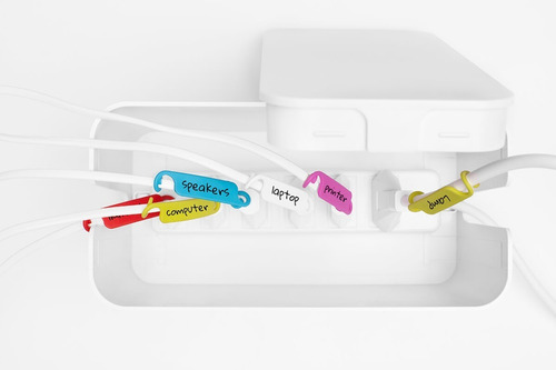 Imagen 9 de 10 de Identificadores Para Cables - Paquete Con 10 Tags