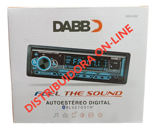 Autoestereo Dabb Bluetooth Camaleon Usb Aux Sd Control Fm/am