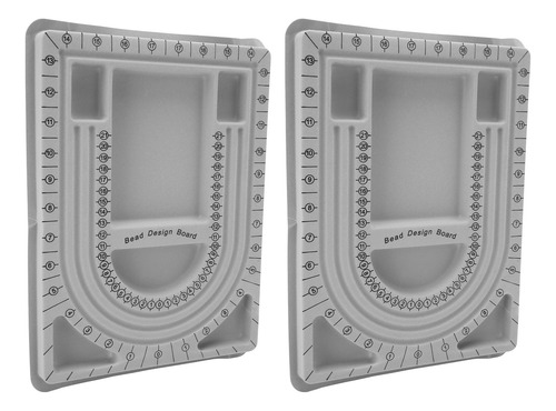 Brazalete Bead Mat, 2 Unidades, Brazalete Gris Flocado