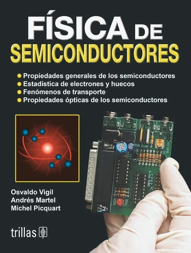Física De Semiconductores, De Vigil, Osvaldo Martel, Andres Picquart, Michel., Vol. 1. Editorial Trillas, Tapa Blanda, Edición 1a En Español, 2008