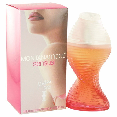  Perfume Montana Mood Sensual Feminino 100ml Edt - Original