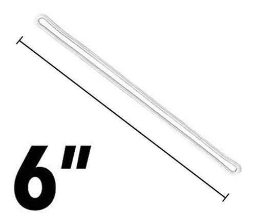 Correa Llavero Tag Hule Plastico 15cm - 100pzs Travel